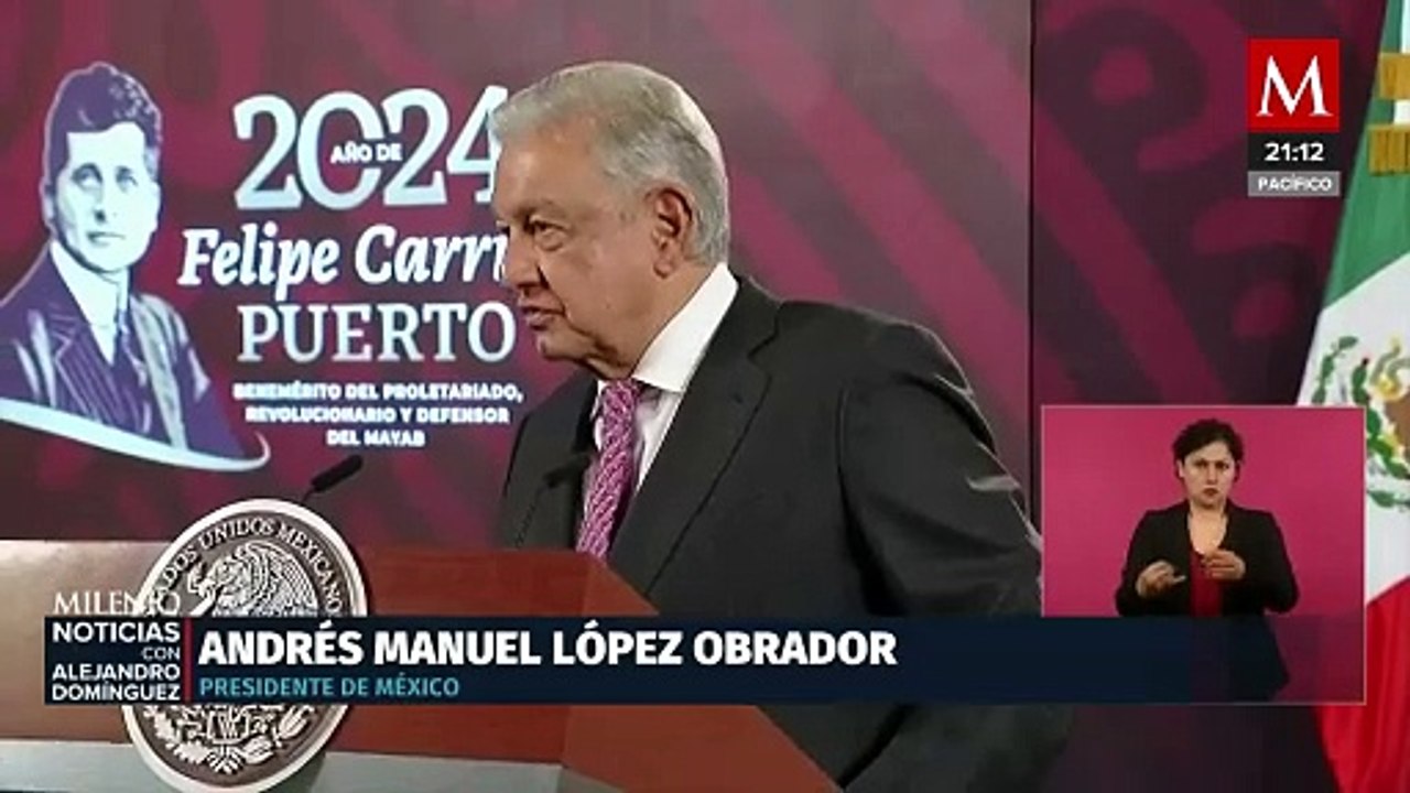 AMLO condena ataques de normalistas y responsabiliza al Poder Judicial por caso Iguala
