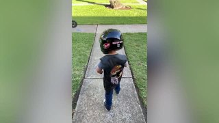 Three-Year-Old Whose Tricycle Was Stolen Gets Surprised With Mini Motorcycle From Biker Dad | Happily TV