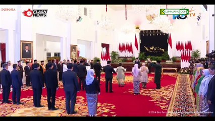 Pengucapan Sumpah Ketua MA dan Anggota LPSK Istana