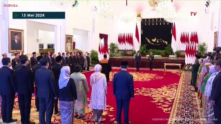 Momen Presiden Jokowi Saksikan Pengucapan Sumpah Suharto sebagai Wakil Ketua MA Non-Yudisial