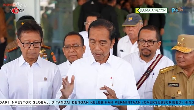 Keterangan Pers Presiden Jokowi dengan Perkembang Banjir di Kabupaten Tanah Datar