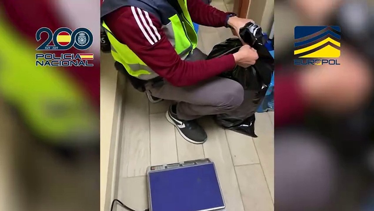 Operativo de Policía Nacional contra los mayoristas de la droga de Europa