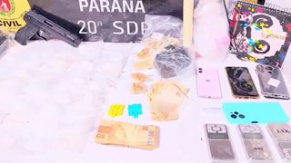Polícia Civil de Toledo desarticula ponto de distribuição de drogas