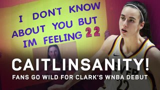 Caitlinsanity! Fans go wild for Clark WNBA debut