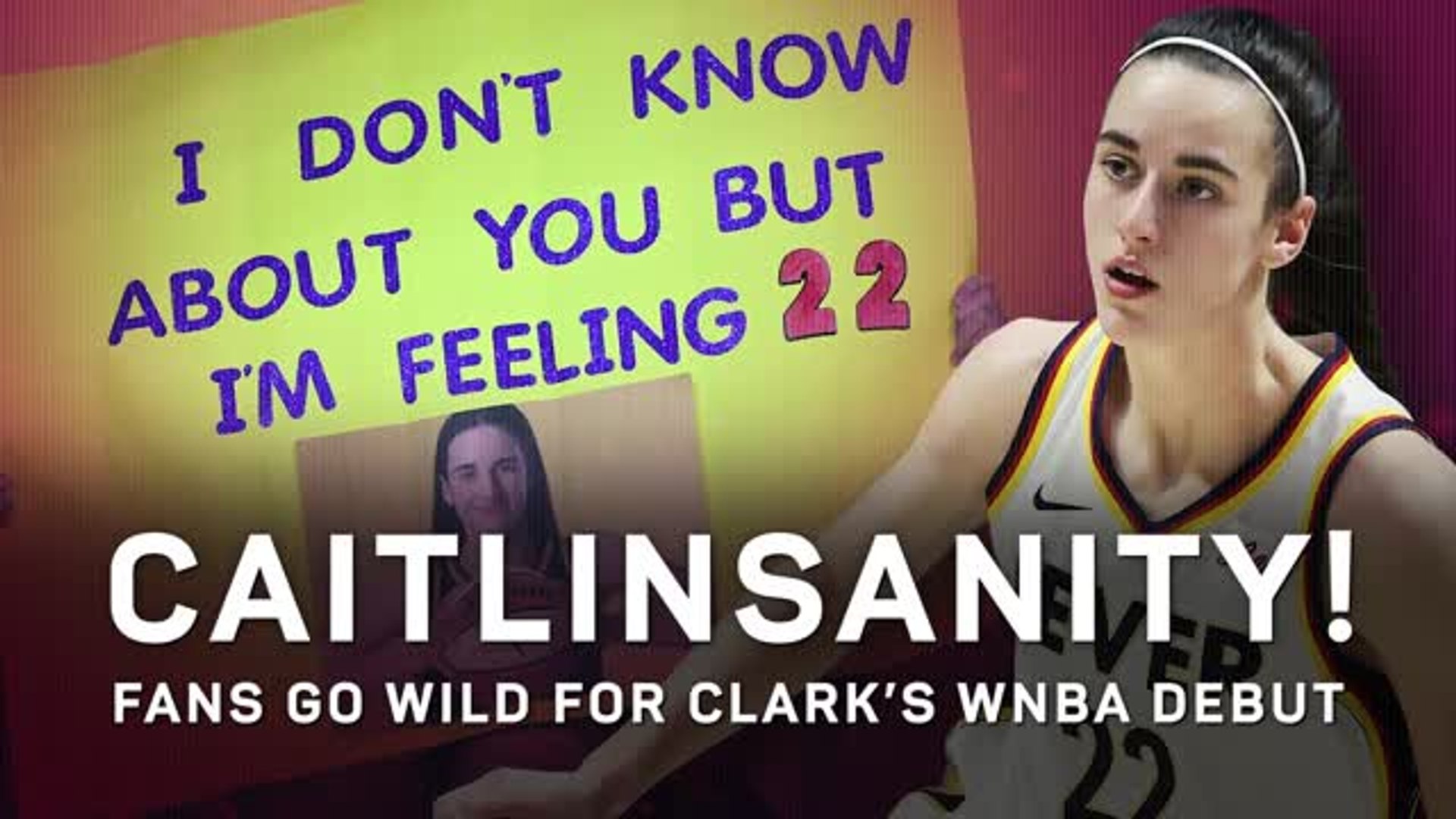 ⁣Caitlinsanity! Fans go wild for Clark WNBA debut