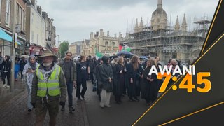 Kumpulan Yahudi menyertai protes pro-Palestin di UK
