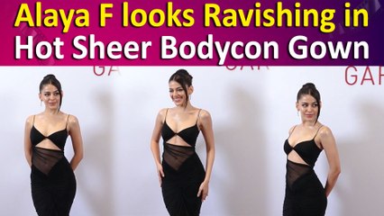 Alaya F’s Sizzling Head-to-toe Black ensemble is Rapidly going Viral