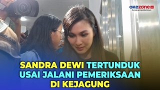 Jalani Pemeriksaan 10 Jam di Kejagung, Sandra Dewi Tertunduk Tanpa Senyum