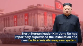 Kim Jong Un Reportedly Supervises Tactical Missile System Installation Responsible For 'Important Fire Strike Missions'