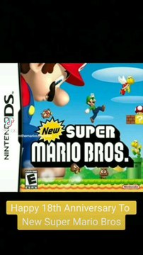 Happy 18th Anniversary To New Super Mario Bros