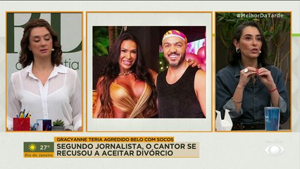 Agressão: separação complicada entre Belo e Gracyane| Melhor da Tarde