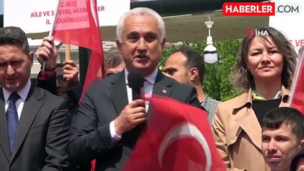 Muş'ta 'Biz Büyük Bir Aileyiz' Yürüyüşü Yapıldı