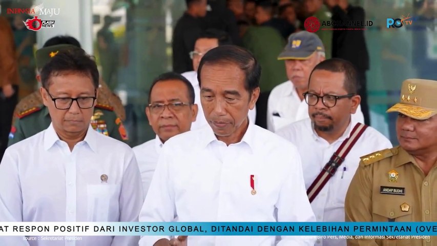 Keterangan Pers Presiden Jokowi, Kab. Konawe