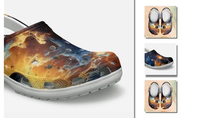 Celestial Comfort: The Galaxy Crocs Revolution #GalaxyCrocs #SpaceShoes