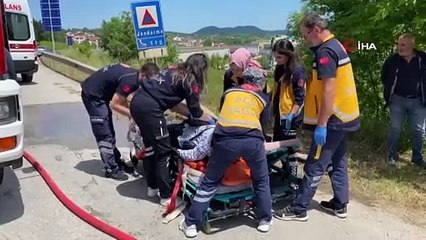 Kandıra’daki kazada ağır yaralanan kamyon şoförü yaşamını yitirdi