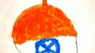 Mango drawing with Indian flag