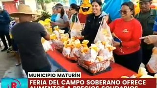 Monagas | Feria del Campo Soberano distribuye alimentos a precios solidarios en el mcpio. Maturín