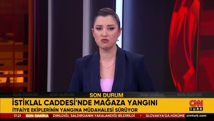 SON DAKİKA HABERİ: İstiklal Caddesi'nde mağaza yangını