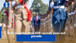 Ruto presides over KDF recruits pass-out parade