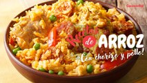 Cómo hacer delicioso ARROZ ROJO con chorizo y pollo | Recetas de guisados caseros | Cocina Vital