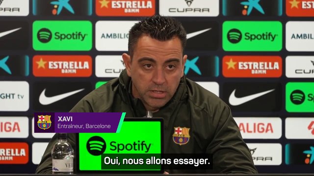 Xavi envoie un message aux supporters : La situation est très compliquée