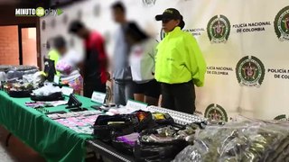En un allanamiento en Trinidad incautaron 40 mil dosis de estupefacientes y capturaron a cuatro personas