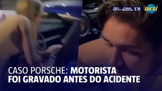 Motorista do Porsche foi gravado com voz arrastada antes do acidente