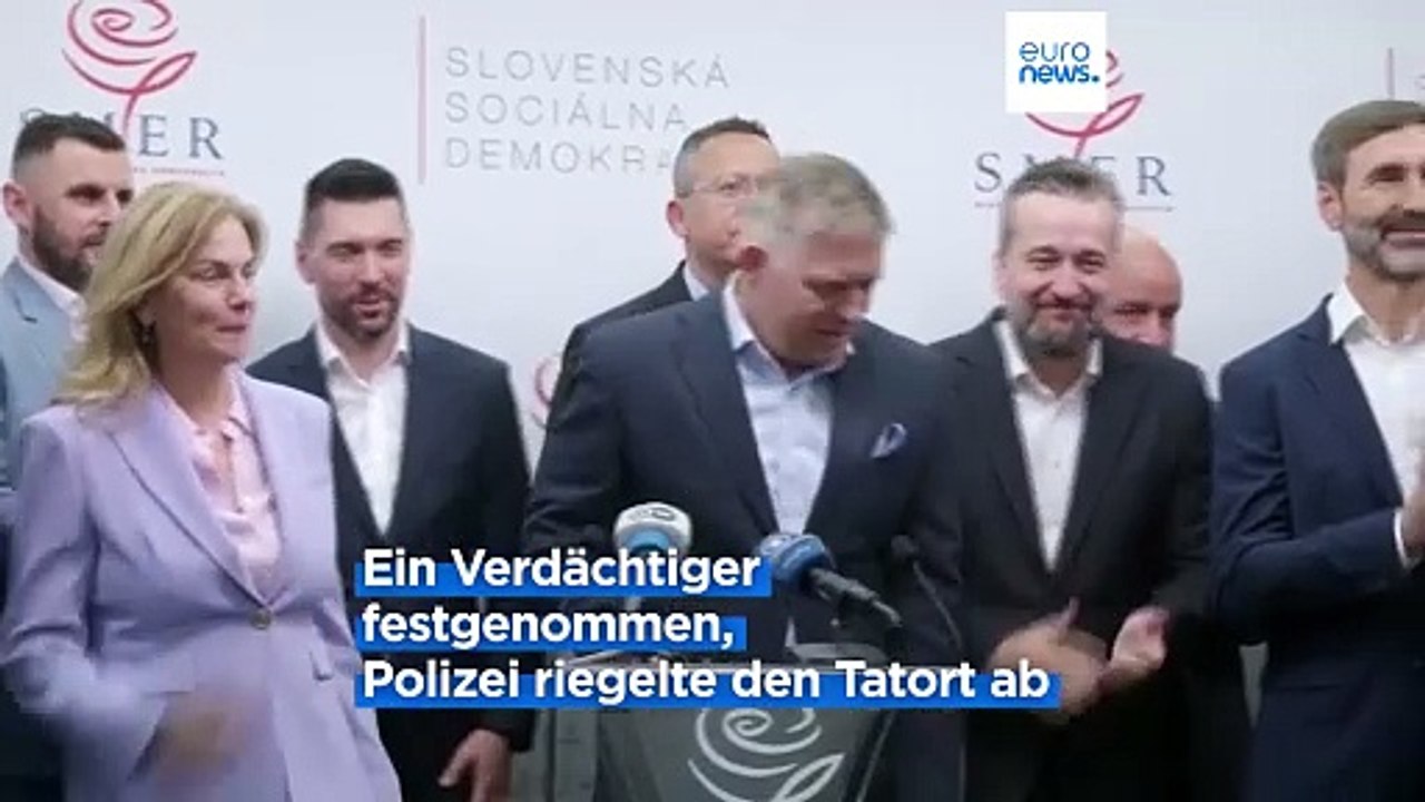 Slowakischer Ministerpräsident Fico schwebt nach Schießerei 'in Lebensgefahr'