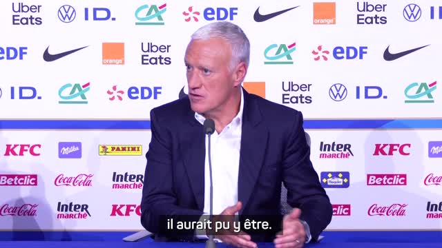 France - Deschamps : "Barcola ? Je n'ai pas attendu le match de Nice"