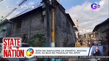 Kambal na bata, nasawi sa sunog sa Tondo, Maynila | SONA