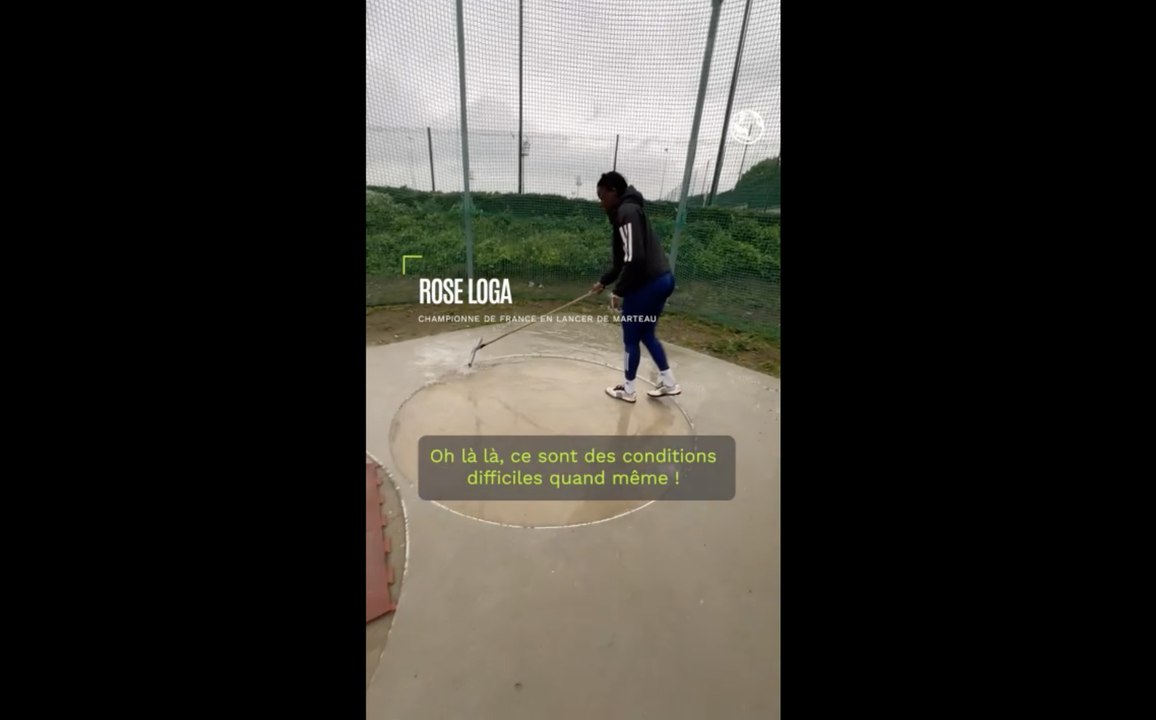 On a testé le lancer de marteau avec la championne de France Rose Loga