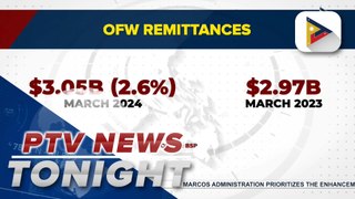 OFW remittances up in March 