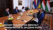A Karmelitában fogadta Orbán Milorad Dodikot, szívességet teszünk a boszniai szerbeknek az ENSZ-ben