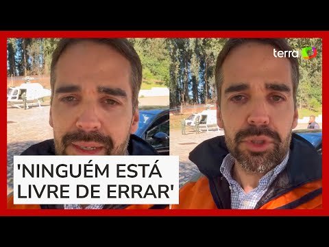 Eduardo Leite pede desculpas após falar em 'impacto' do 'grande volume de doações' no comércio do RS