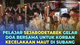 Kenang Korban Kecelakaan Maut di Subang, Pelajar se-Jabodetabek Gelar Doa Bersama dan Aksi Simbolik 1.000 Lilin