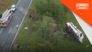 Lapan maut, bas bertembung pikap di utara Florida