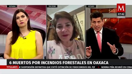 Los incendios activos no han dañado a la población: Coesfo Oaxaca