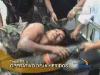 OPERATIVO DEJA HERIDOS - TINGO MARÍA