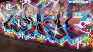 Footage showing some of the incredibly talented graffiti around Wolverhampton.