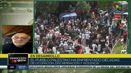 Miles de palestinos conmemoran los 76 años de la Nakba