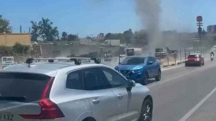 La tolvanera que ha habido en Mijas.