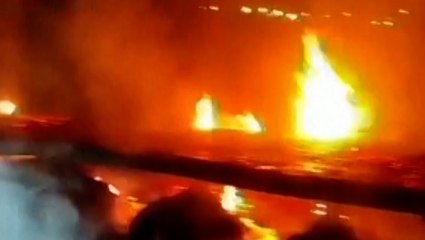 Gaza aid trucks destroyed by fire in Israeli-occupied West Bank