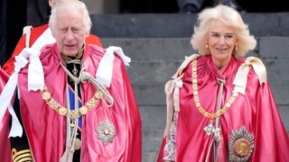 Watch: King and Queen don lavish robes at St Paul’s Cathedral service