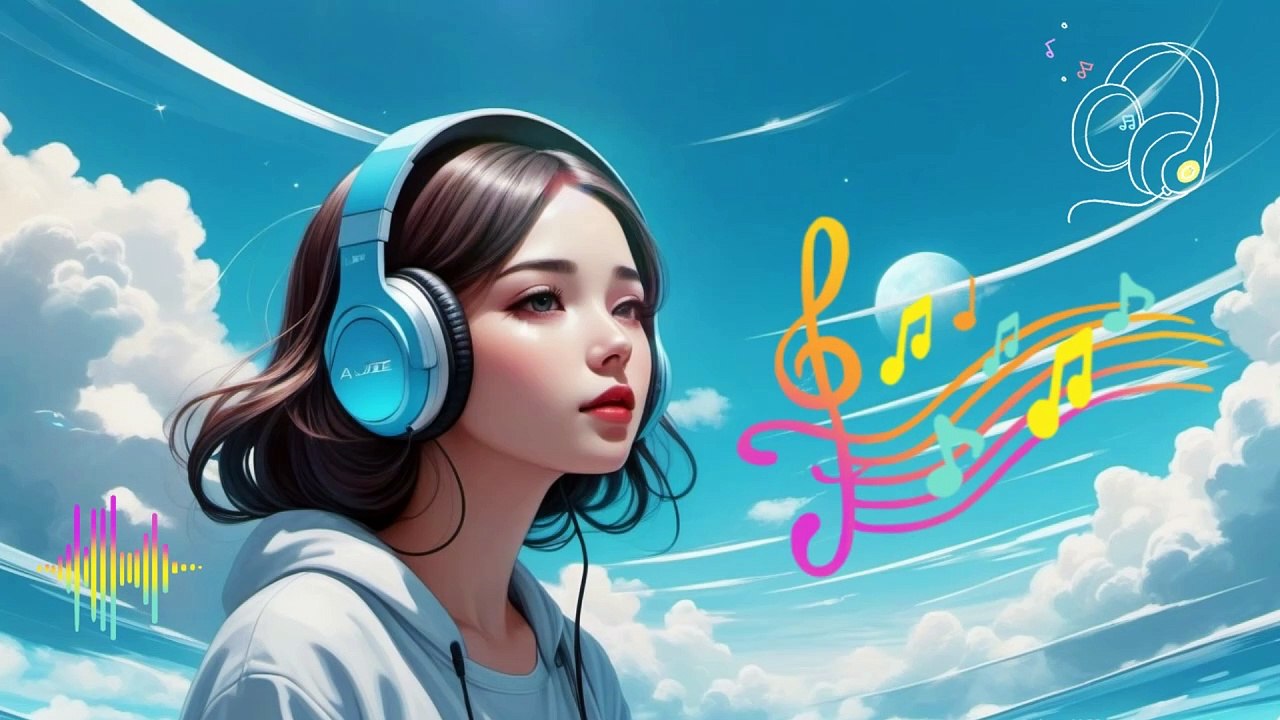 Echoes Across the Azure Sky 02 | Relaxing Lofi Beats For Relax, Chill, Study, Sleep & Motivation