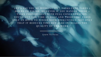 38. Multitasking - Should You, Or Should You Not