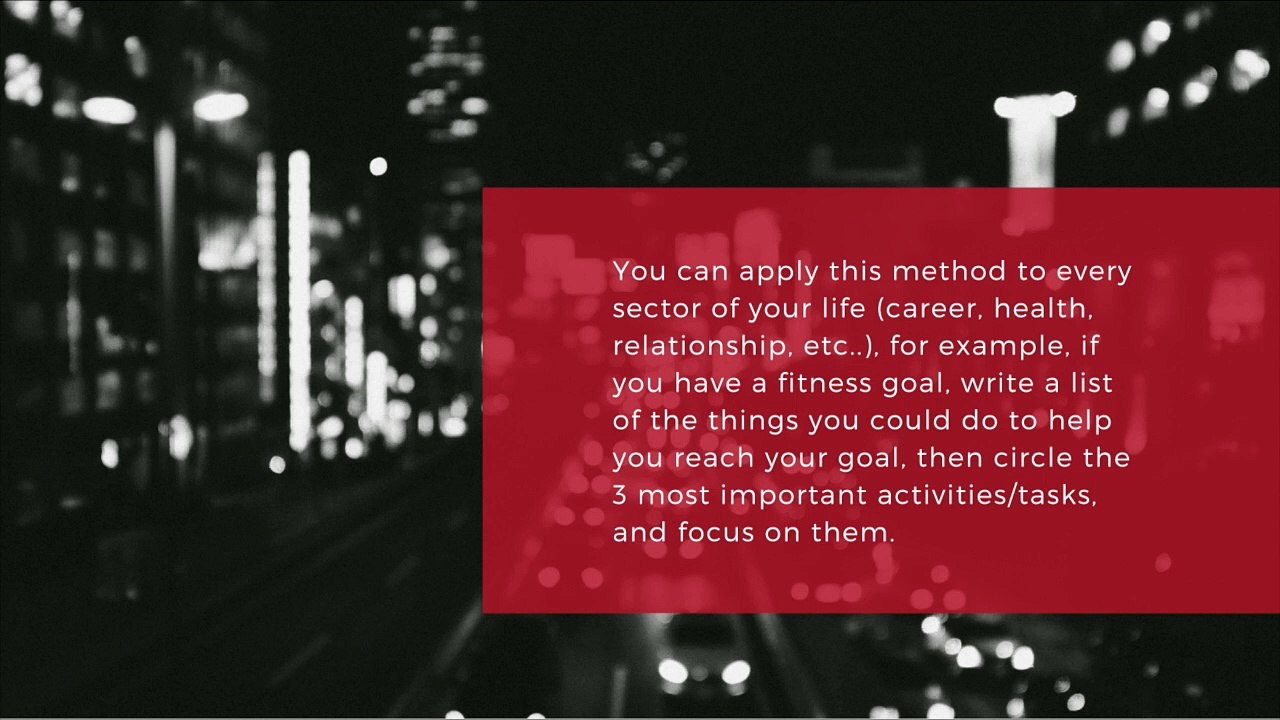 35. The Tripartite Time Management Formula