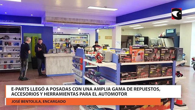 E-Parts llegó a Posadas con una amplia gama de repuestos, accesorios y herramientas para el automotor