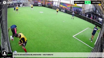 Faute de Mathias BLANCHARD - VECTORS FC