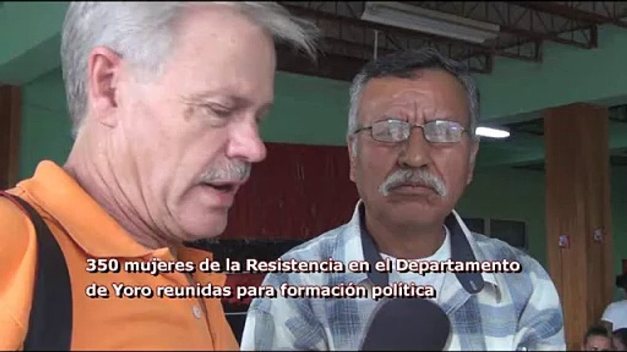 111105 ¡Acabar con el machismo! Moíses Vázquez, Líder de la Resistencia hondureña en el departamento de Yoro