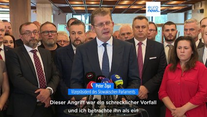 "Abscheulicher Angriff": Politiker weltweit verurteilen Angriff auf Fico